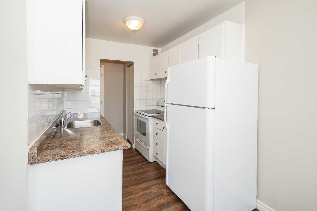 Apartment kitchen and dining area